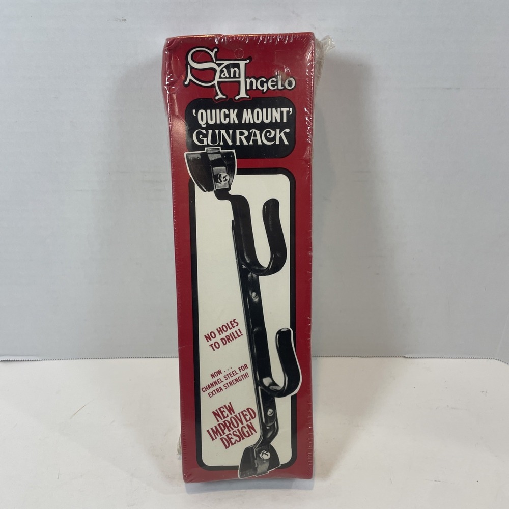 NOS SAN ANGELO 85 GUN RACK SMALLER SUV WINDOW ONE GUN FISHING POLE QUICK MOUNT